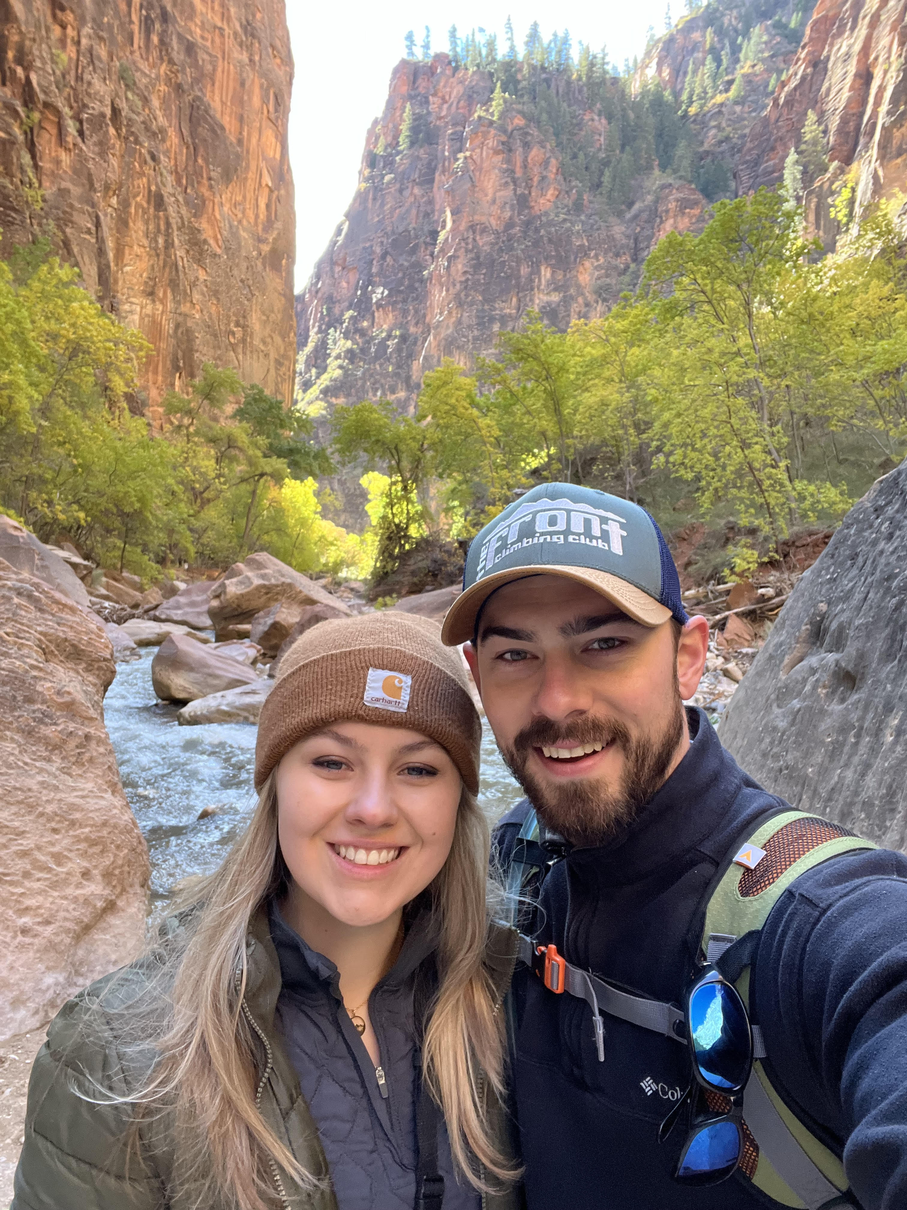 Alicia and Granger at Zion National Park